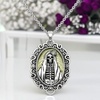image:imageControse Madonna Skull Cameo Necklace  Day of the Dead Gothic Tribute