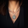 image:imageControse Madonna Skull Cameo Necklace  Day of the Dead Gothic Tribute
