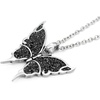 image:imageControse Midnight Wings Butterfly Necklace w JetBlack Cubic Zirconias