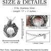 image:imageControse Octopus Necklace Floating Charm with Clear Crystals