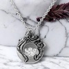 image:imageControse Octopus Necklace Floating Charm with Clear Crystals