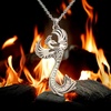 image:imageControse Phoenix Necklace with 17 Clear Crystals  Phoenix Rising