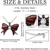 image:imageControse Pretty Red Bow Necklace