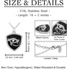 image:imageControse Protective Amulet Necklace  Eye of Horus Reuleaux Triangle Pendant