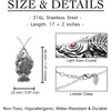image:imageControse Red Crystal Eyed Fossil Fish Necklace