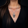 image:imageControse Red Crystal Eyed Fossil Fish Necklace