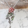 image:imageControse Red Rose Pendant Necklace