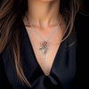 image:imageControse Red Rose Pendant Necklace