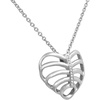 image:imageControse Ribcage Necklace  Heart Pendant Design with Crystal