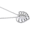 image:imageControse Ribcage Necklace  Heart Pendant Design with Crystal