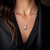 image:imageControse Rock N Skull Necklace  Adorned with Crystals