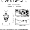 image:imageControse Rock N Skull Necklace  Adorned with Crystals