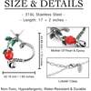 image:imageControse Rose Garden Heart NecklaceRed Rose