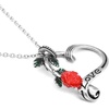 image:imageControse Rose Garden Heart NecklaceRed Rose