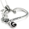 image:imageControse Rose Garden Heart NecklaceSliver