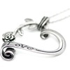 image:imageControse Rose Garden Heart NecklaceSliver