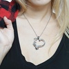 image:imageControse Rose Garden Heart NecklaceSliver