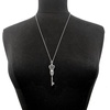 image:imageControse Royal Skull Key Necklace  Crowned Gothic Pendant