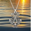 image:imageControse Sea Sirens MermaidAnchor Necklace