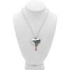 image:imageControse SilverToned Stainless Steel Bleeding Heart Necklace with Pendant