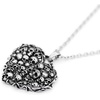 image:imageControse SilverToned Stainless Steel Captivated Souls Heart Necklace