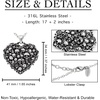 image:imageControse SilverToned Stainless Steel Captivated Souls Heart Necklace