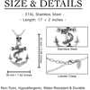 image:imageControse Skull Anchor Necklace  Wrapped with Octopus Tentacle Nautical Gothic Pendant