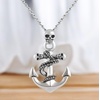 image:imageControse Skull Anchor Necklace  Wrapped with Octopus Tentacle Nautical Gothic Pendant