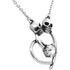 image:imageControse Skull Heart Necklace  Lovely Bones
