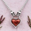 image:imageControse Skull Heart Necklace  Pure Hearts Will Find You