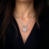 image:imageControse Skull Lock Necklace  Forever Love