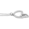 image:imageControse Skull Pendant Necklace with CrystalEncrusted Line Design