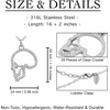 image:imageControse Skull Pendant Necklace with CrystalEncrusted Line Design