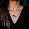 image:imageControse Skull Wings Butterfly Necklace
