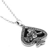 image:imageControse Skull and Rose Ace of Spades Necklace