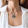 image:imageControse Skull and Rose Ace of Spades Necklace