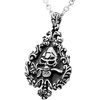 image:imageControse Skull and Rose Ivy Ace of Spades Necklace