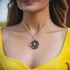 image:imageControse Solar SyStem Necklace with Clear Crystals  Cosmic Power