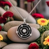 image:imageControse Solar SyStem Necklace with Clear Crystals  Cosmic Power