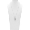 image:imageControse Speak No Evil Hear No Evil See No Evil Skull Necklace with Pendant 27 316L Stainless Steel Necklace