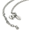 image:imageControse Stainless Steel Skull and Roses Necklace 15  17 AdjustableSilverToned