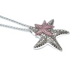 image:imageControse Starfish Necklace for Women SilverPlated Pendant with Crystal Accents OceanInspired Jewelry Gift Adjustable Long Chain Statement Necklace