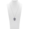 image:imageControse Sugar Skull Necklace Heart Eyes Skull Pendant