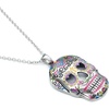 image:imageControse Sugar Skull Necklace Heart Eyes Skull Pendant