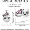 image:imageControse Sweetheart Skull Necklace  Pink Bow amp Heart Eyes