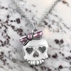image:imageControse Sweetheart Skull Necklace  Pink Bow amp Heart Eyes
