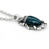 image:imageControse Teal Blue Beetle Necklace  Cleopatras Delight
