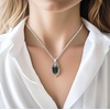 image:imageControse Teal Blue Beetle Necklace  Cleopatras Delight