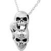 image:imageControse ThreeHeaded Skull Necklace