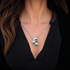 image:imageControse ThreeHeaded Skull Necklace